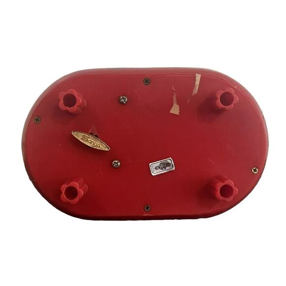 VTG 1960’s Wooden Christmas United China & Glass Taiwan Sanyo Music Box Scene - Picture 7 of 9